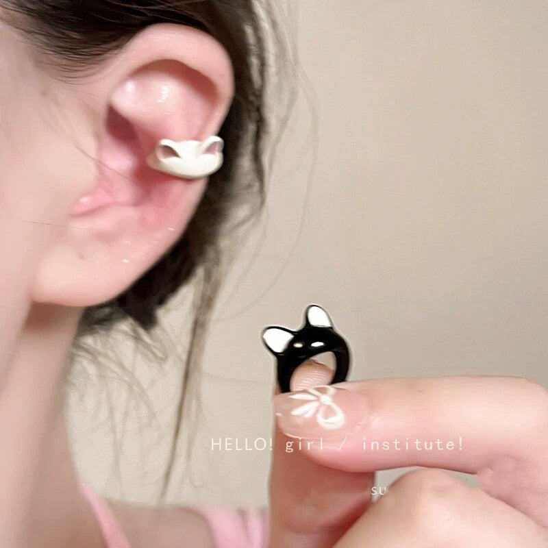 Wholesale alloy cartoon cute cat ear clips