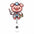 Wholesale Cute Cartoon Acrylic Retractable Clip Badge Keychain