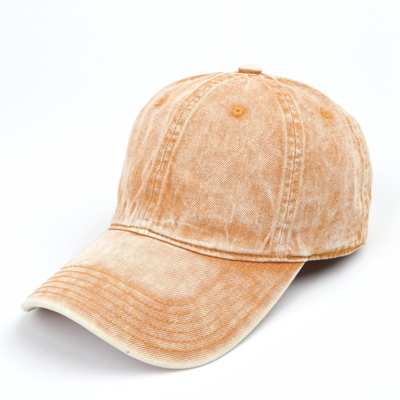 Wholesale Cowboy Hat Solid Color Light Plate Washed Denim Peaked Hat Baseball Cap ACC-HT-LueLan002