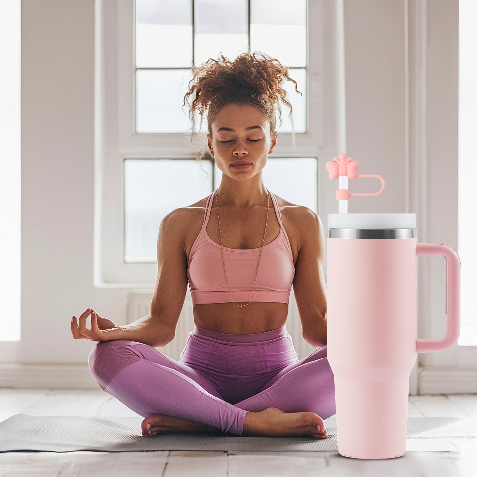 Wholesale  Bow Crown 10mm PVC Soft Straw Tube Cap