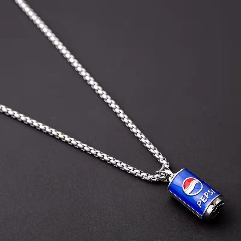 Wholesale Hip Hop Versatile Pendant Long Titanium Steel Sweater Chain Long Necklace ACC-NE-BYJY009