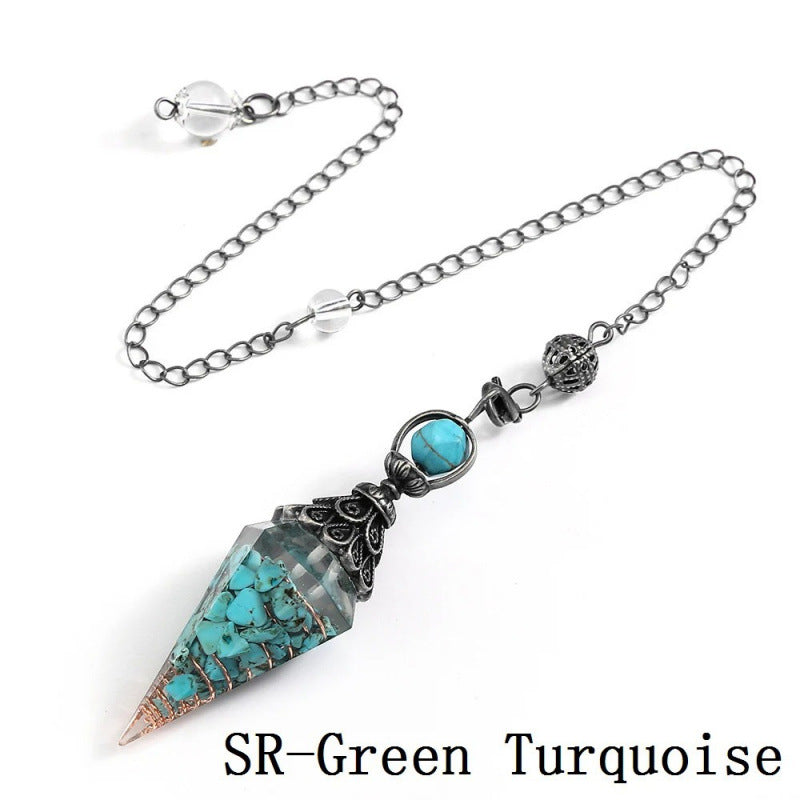 Wholesale Amethyst Crystal Hexagon Pendant Ancient Silver for DIY Jewelry Making Decorative Gift