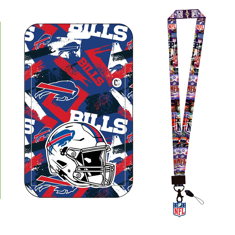 Wholesale 2pcs Football Long Lanyard Keychain ACC-KC-AShi003