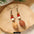 Wholesale Vintage Hand-made Plant Fruit Wood Earrings