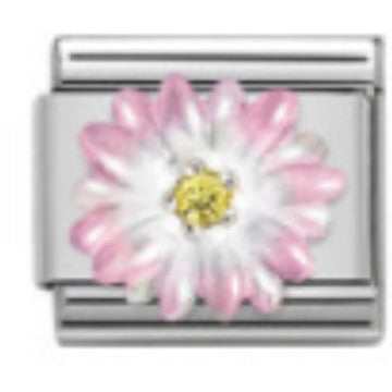 Wholesale 10pcs Italian Charm Bracelet 9mm DIY Splicing Flower Elements Stainless Steel Composable Bracelet