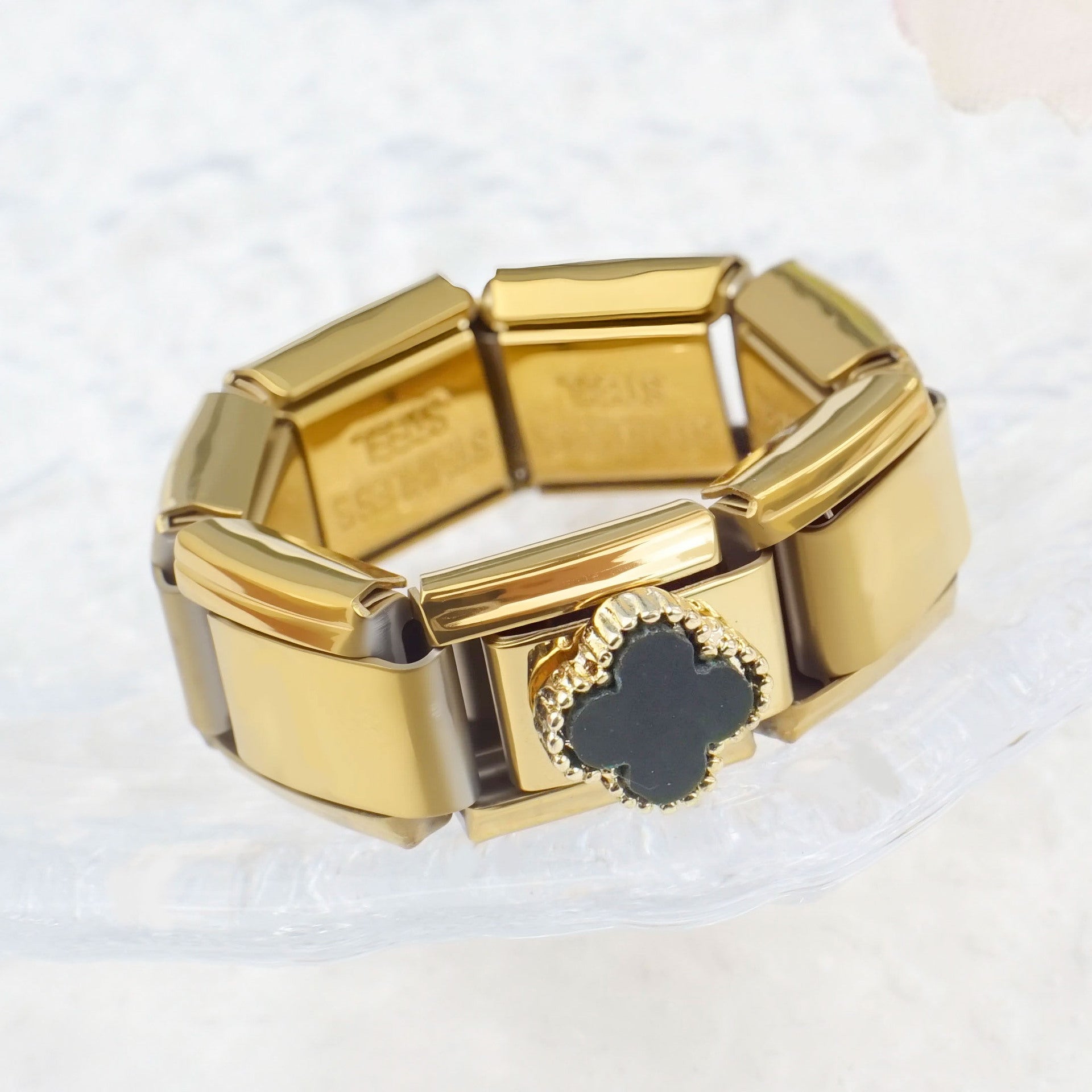 Wholesale Italian Module Bracelet DIY Elastic Ring Free Splicing Assembly Chain Italy Charms