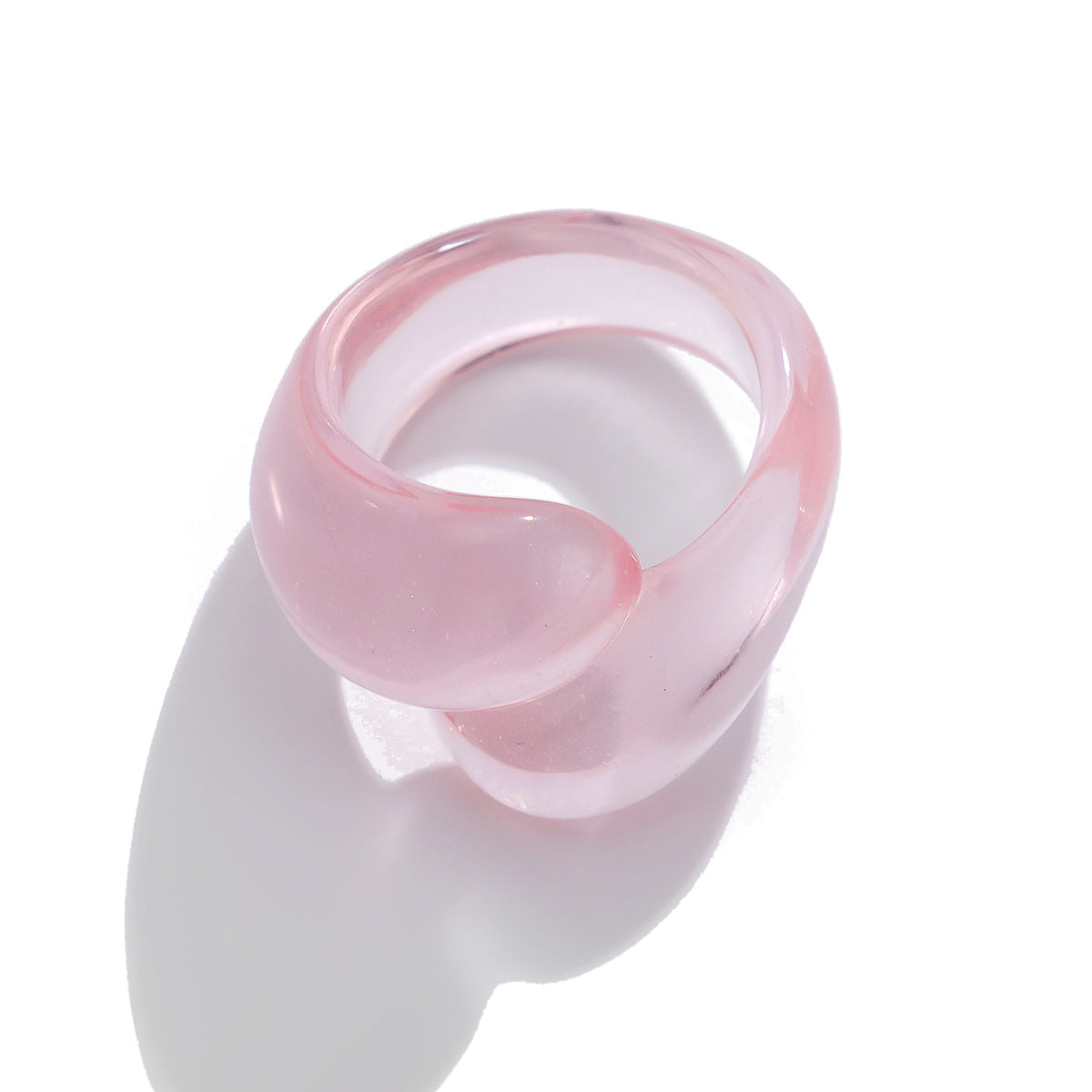 Wholesale Irregular Geometric Drop Plastic Ring Multicolor,  Fashion Jewelry Accessory for Everyday Wear