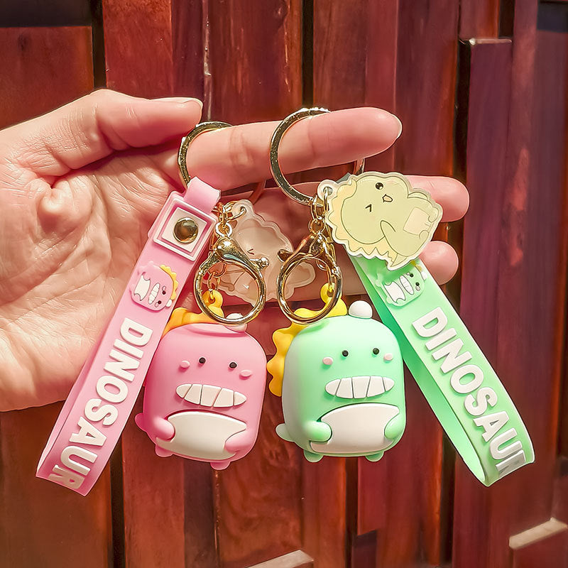 Wholesale Cartoon Dinosaur PVC Keychain ACC-KC-Zhicheng004