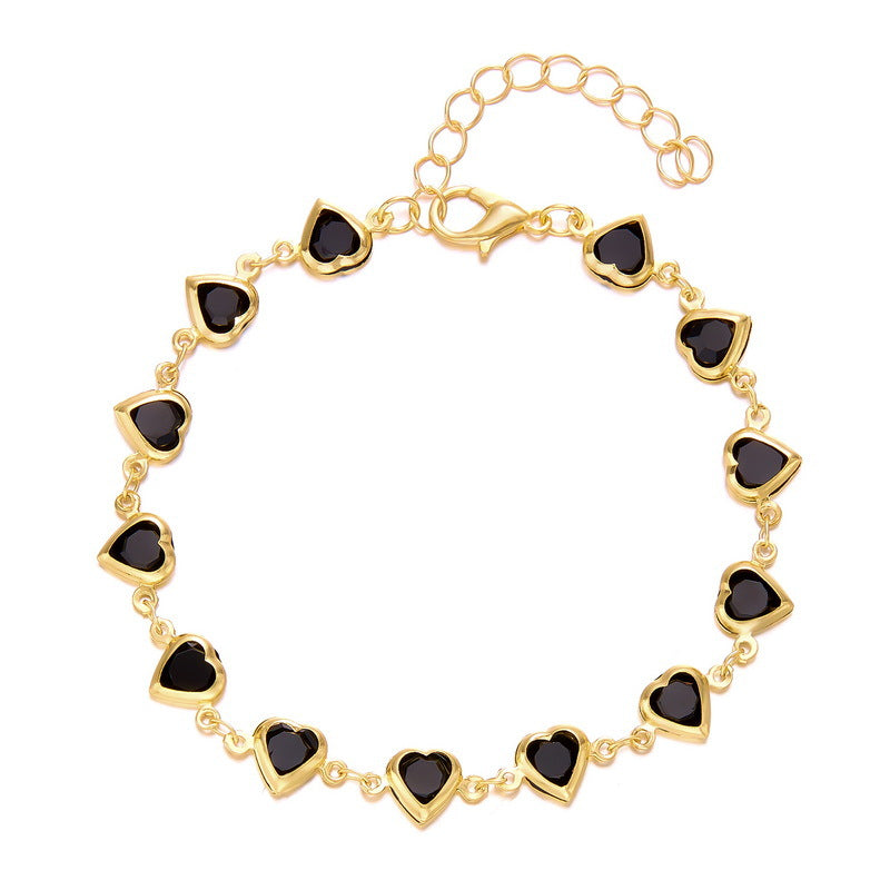 Wholesale  Diamond-encrusted Butterfly Daisy Bracelet