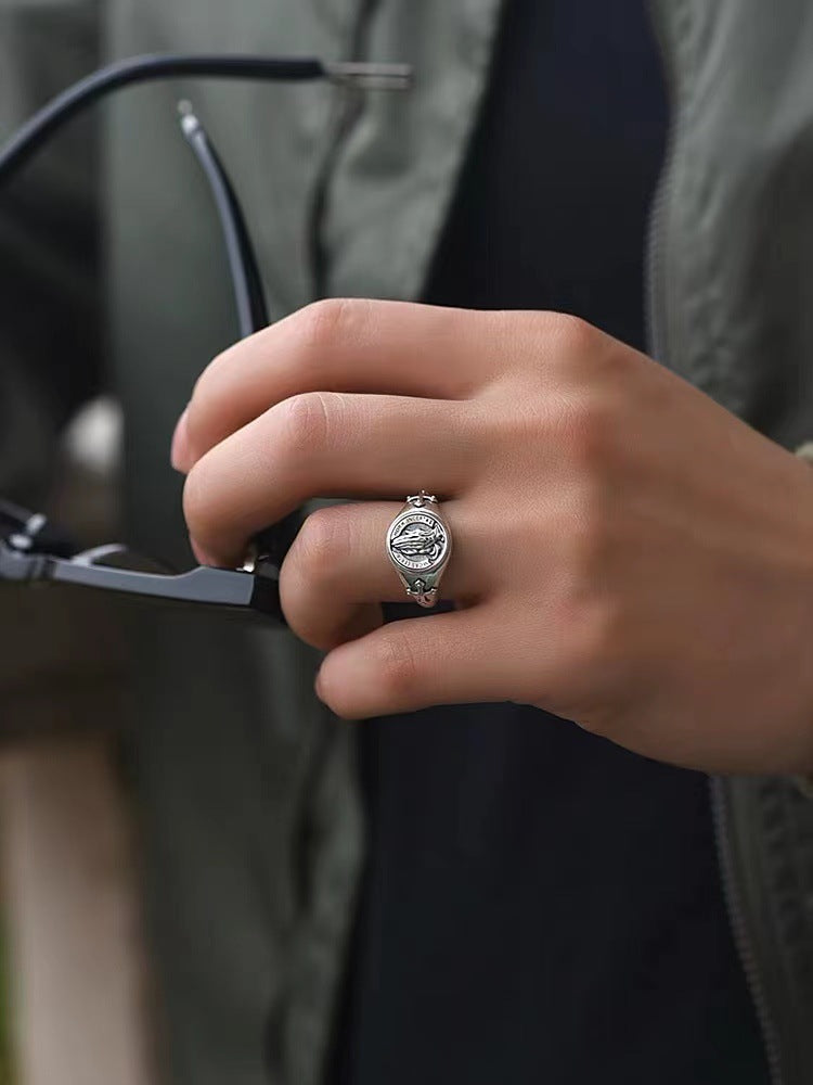 Wholesale Vintage Silver Ring Accessories  Finger Ring