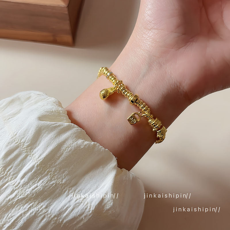 Wholesale Light luxury gold wrapped bracelet