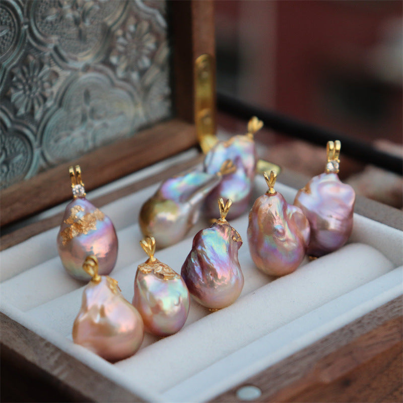 Wholesale  Natural Freshwater Baroque Beads Earrings