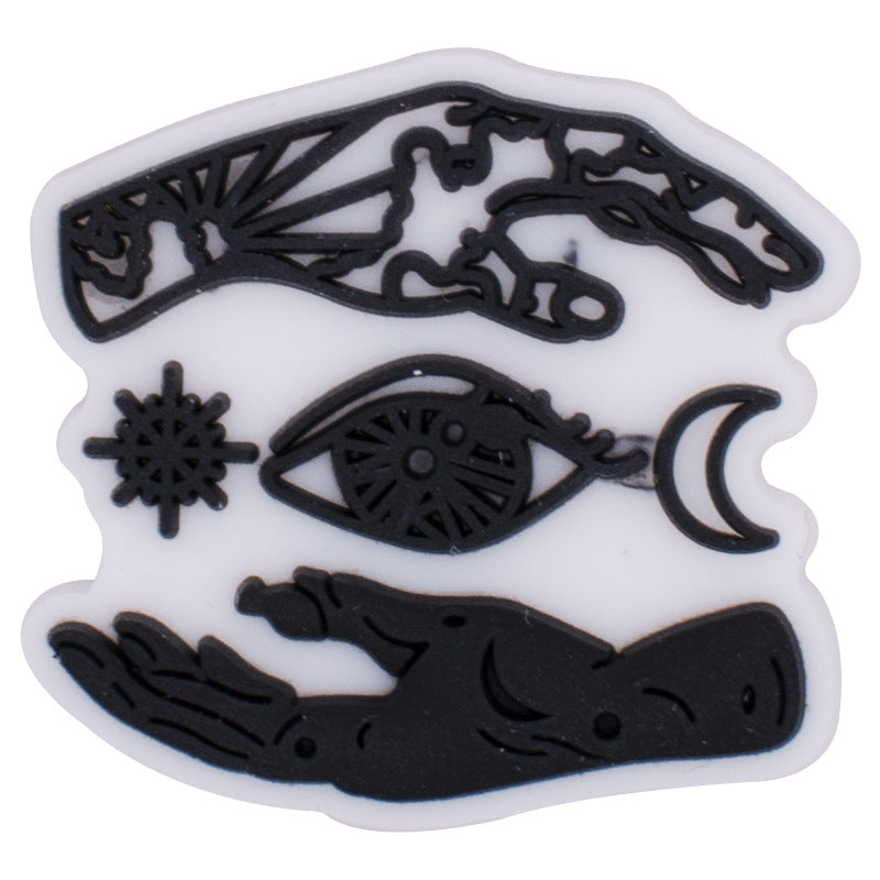 Wholesale  100pcs Random Halloween Carnival Party Shoes Accessories Shoes Charms