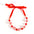 Wholesale Christmas Necklace  Chain Red Green White Beaded Necklaces