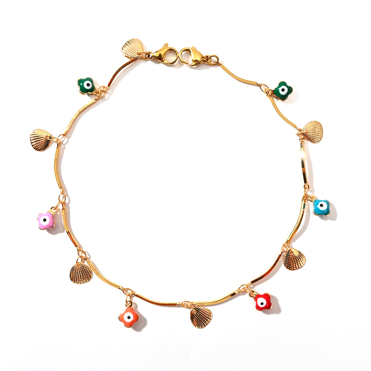 Wholesale  fashion beach style stainless steel anklet