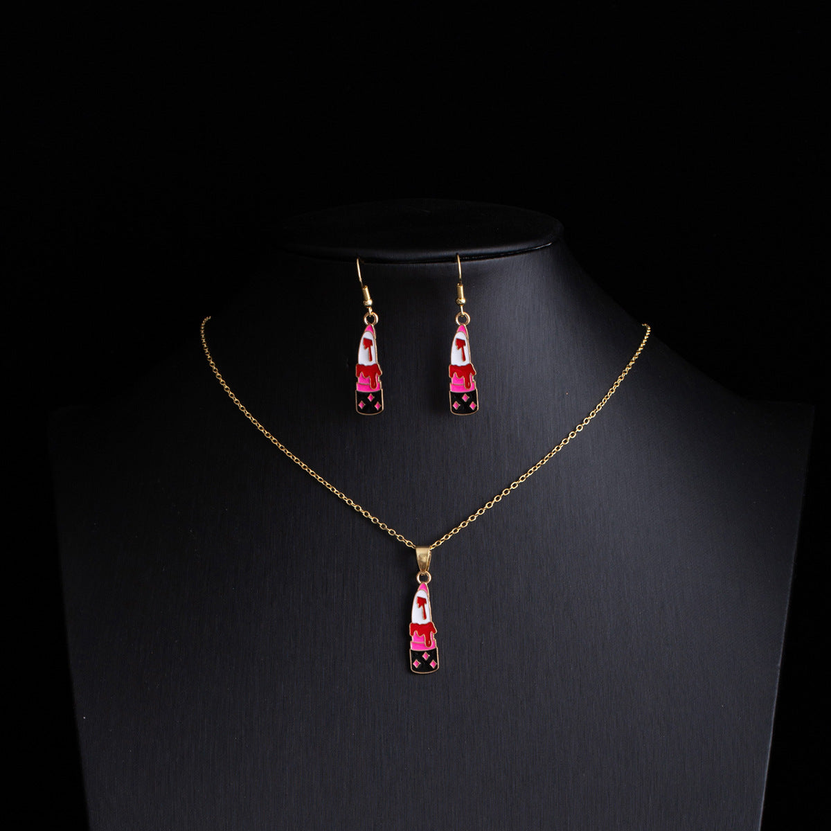 Wholesale Gothic  cartoon ghost earrings skull jewelry