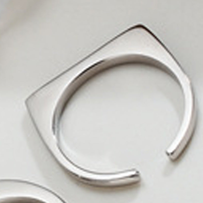 Wholesale S925 Sterling Silver Geometric Rings ACC-RS-YWE015