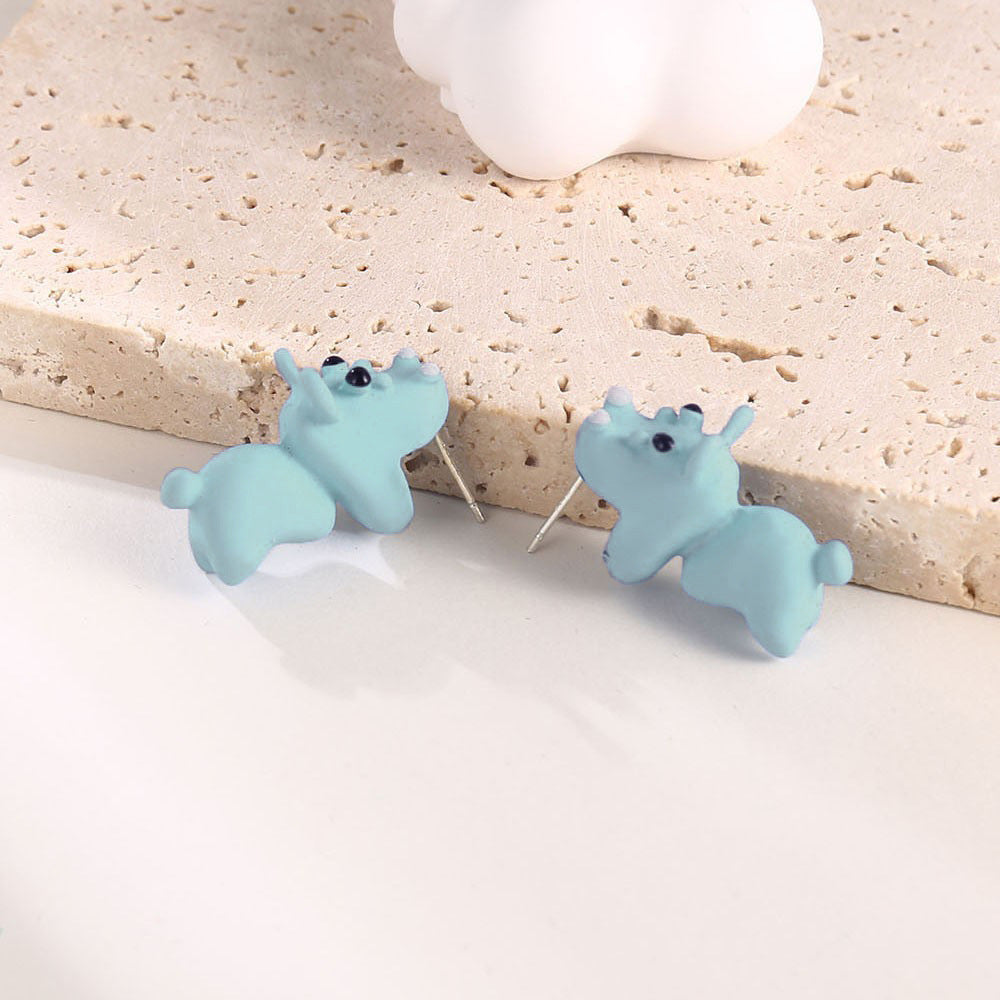 Wholesale animals dinosaur shark earrings