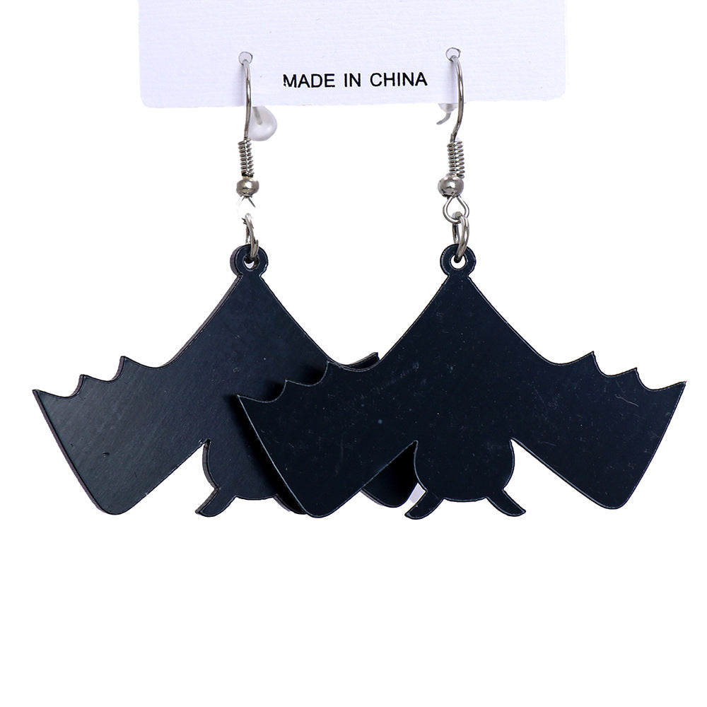 Wholesale Halloween Funny Pumpkin Acrylic Earrings ACC-ES-JuJia015