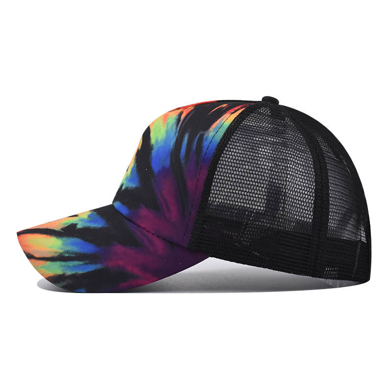 Wholesale Women S Multicolor Ponytail Baseball Cap Printed Back Open Design Summer Sun Hat For Everyday Wear