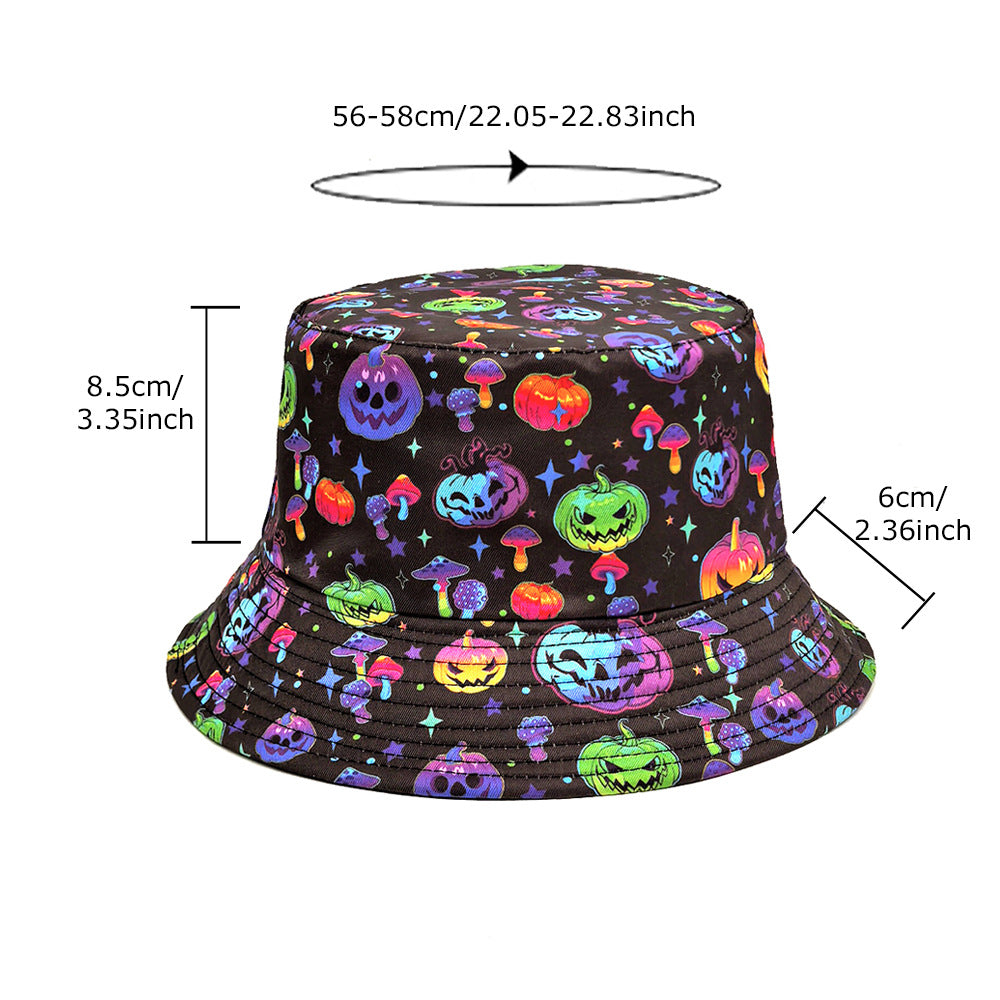 Wholesale Pumpkin Lantern Cartoon  Bucket Hat