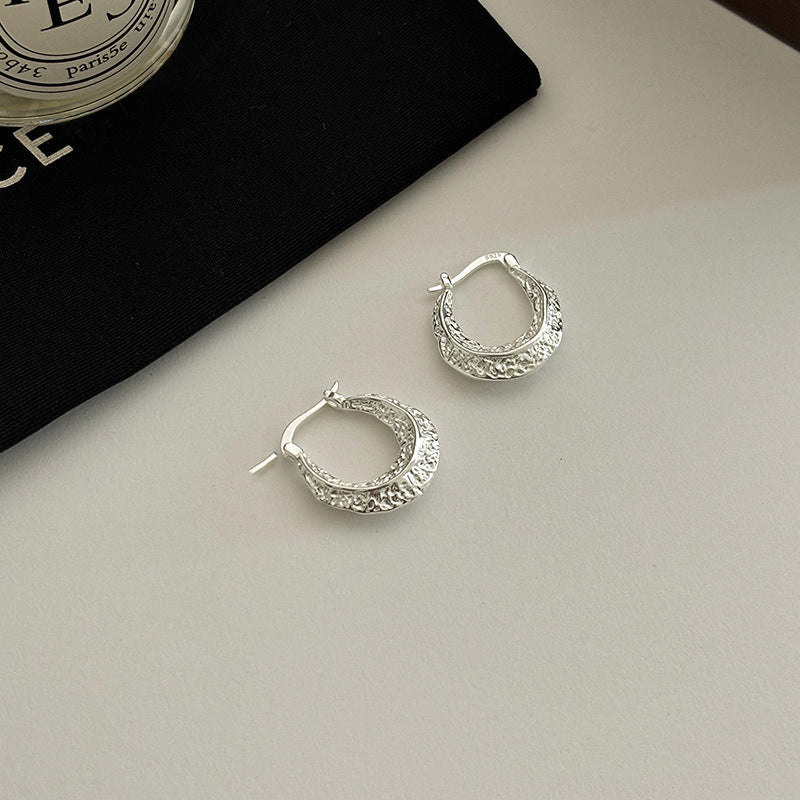 Wholesale light luxury textured earrings