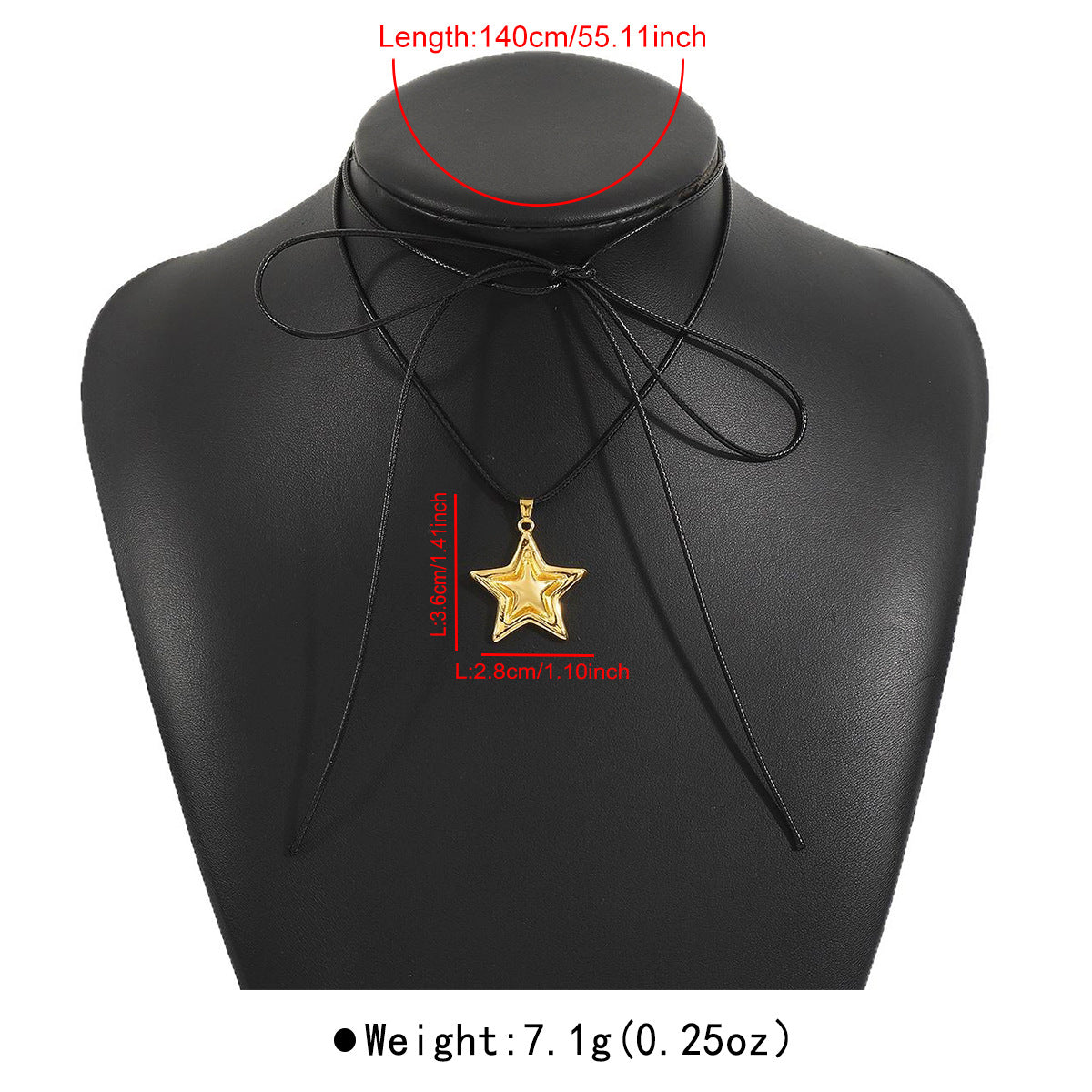 Wholesale double five-pointed star earrings necklace ring niche creative