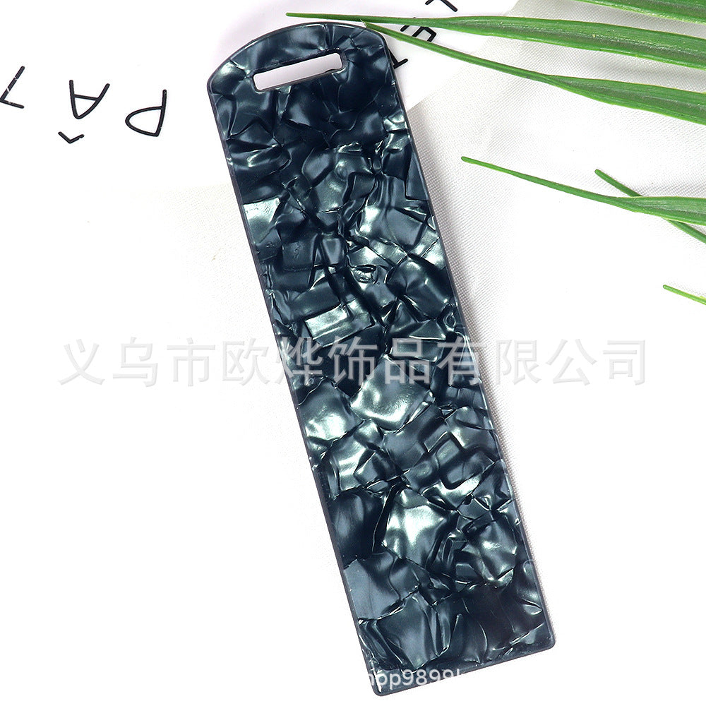 Wholesale 10PCS DIY Textured Acrylic Bookmarks