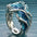 Wholesale  Ocean Series Wave Resin Ring