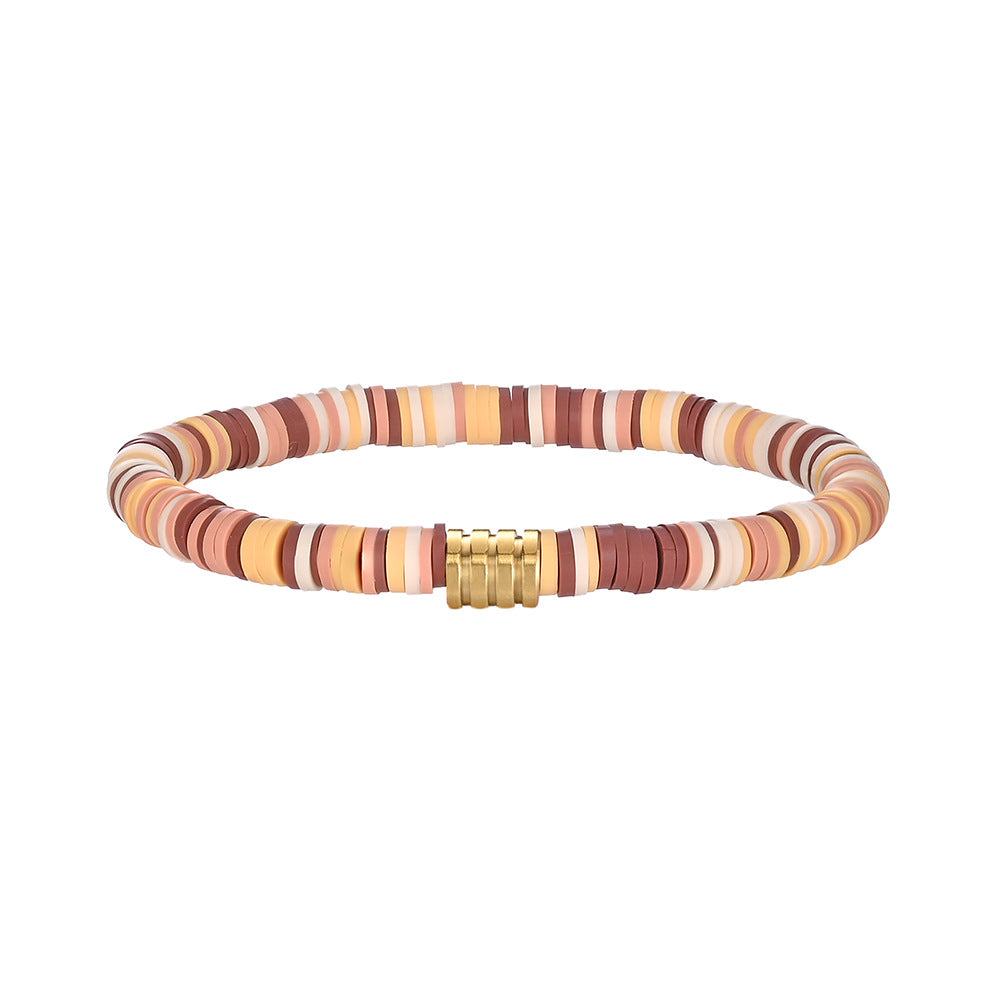 Wholesale Bohemian Colorful Soft Clay Bracelet