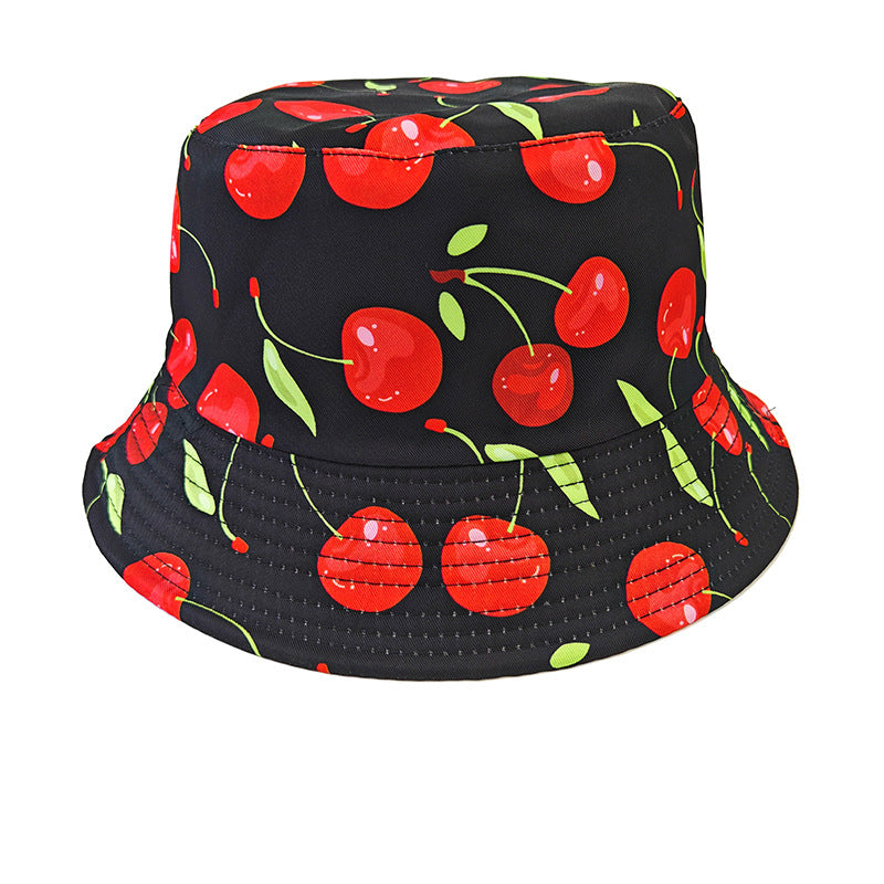 Wholesale Happy Birthday Printed Bucket Hat for Outdoor Sun Protection Fashion Accessory