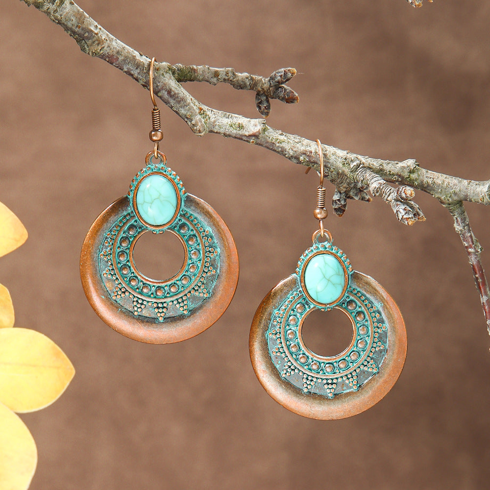 Wholesale Bohemian Long Tassel Earrings Zinc Alloy Jewelry Accessory