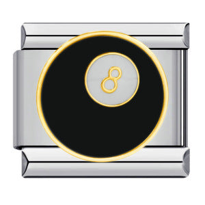 Wholesale 1-15 Color Billiards Italian Module Charms Welding Pattern Oil Drop Splicing Charms