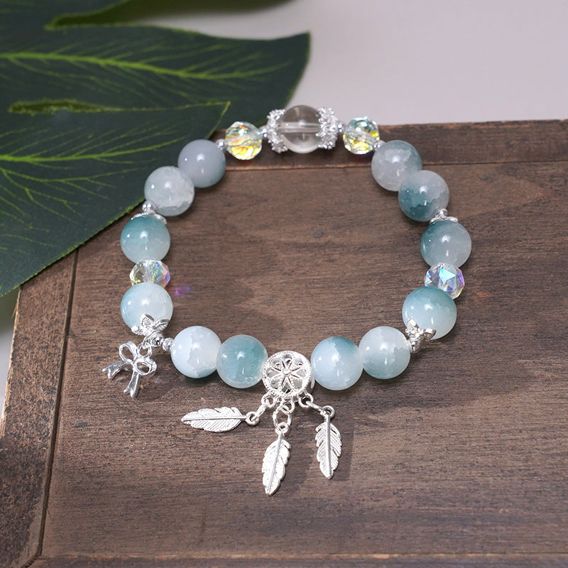 Wholesale Handmade Glass Beaded Butterfly Dreamcatcher Bracelet for Women Travel Souvenir Gift Fashion Jewelry Accessory
