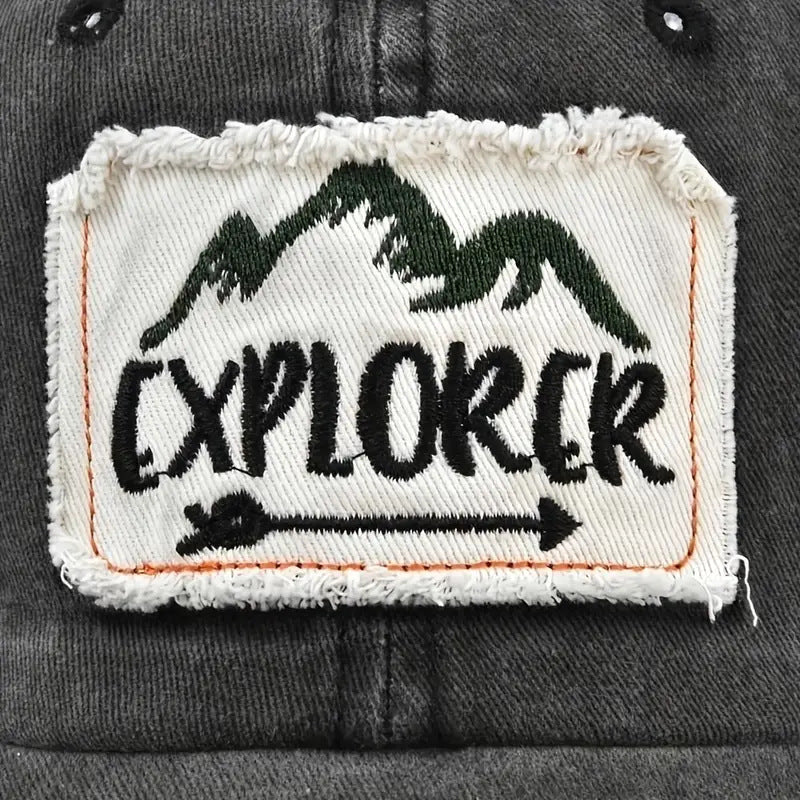 Wholesale Distressed Embroidered Cotton Mesh Baseball Cap ACC-HT-YuXue011