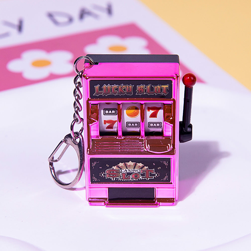 Wholesale Creative Mini Lottery Machine Game Keychains ACC-KC-Lans002