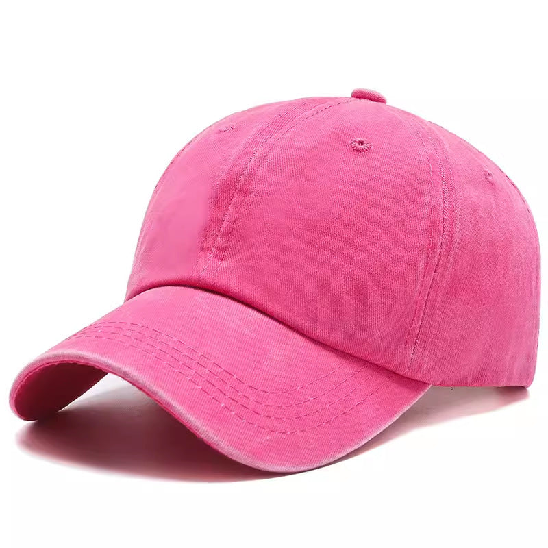 Wholesale Washed Cotton Baseball Cap Outdoor Sunshade Hat