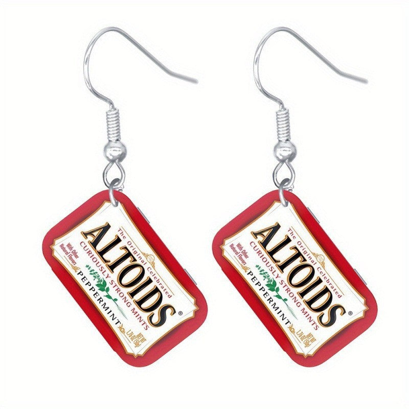 Wholesale Acrylic Food Beverage Snack Candy Biscuit Earrings