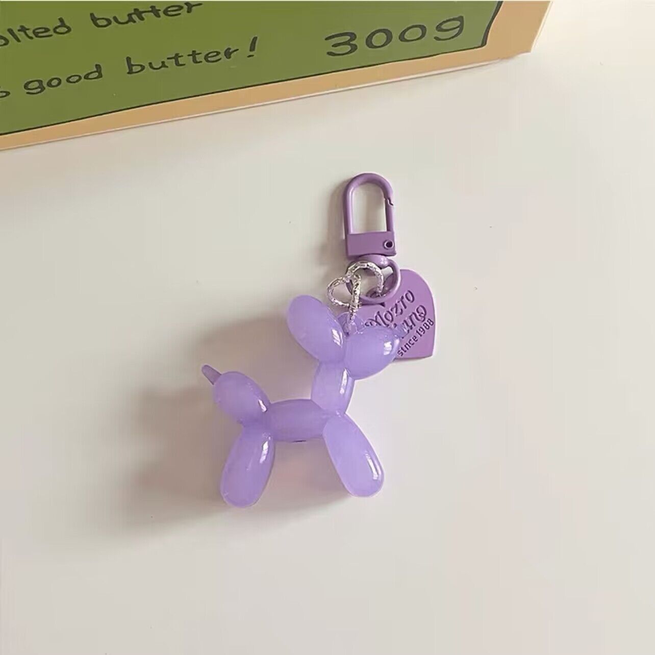 Wholesale Cute Colorful Cartoon Jelly Dog Keychain ACC-KC-Yuding002