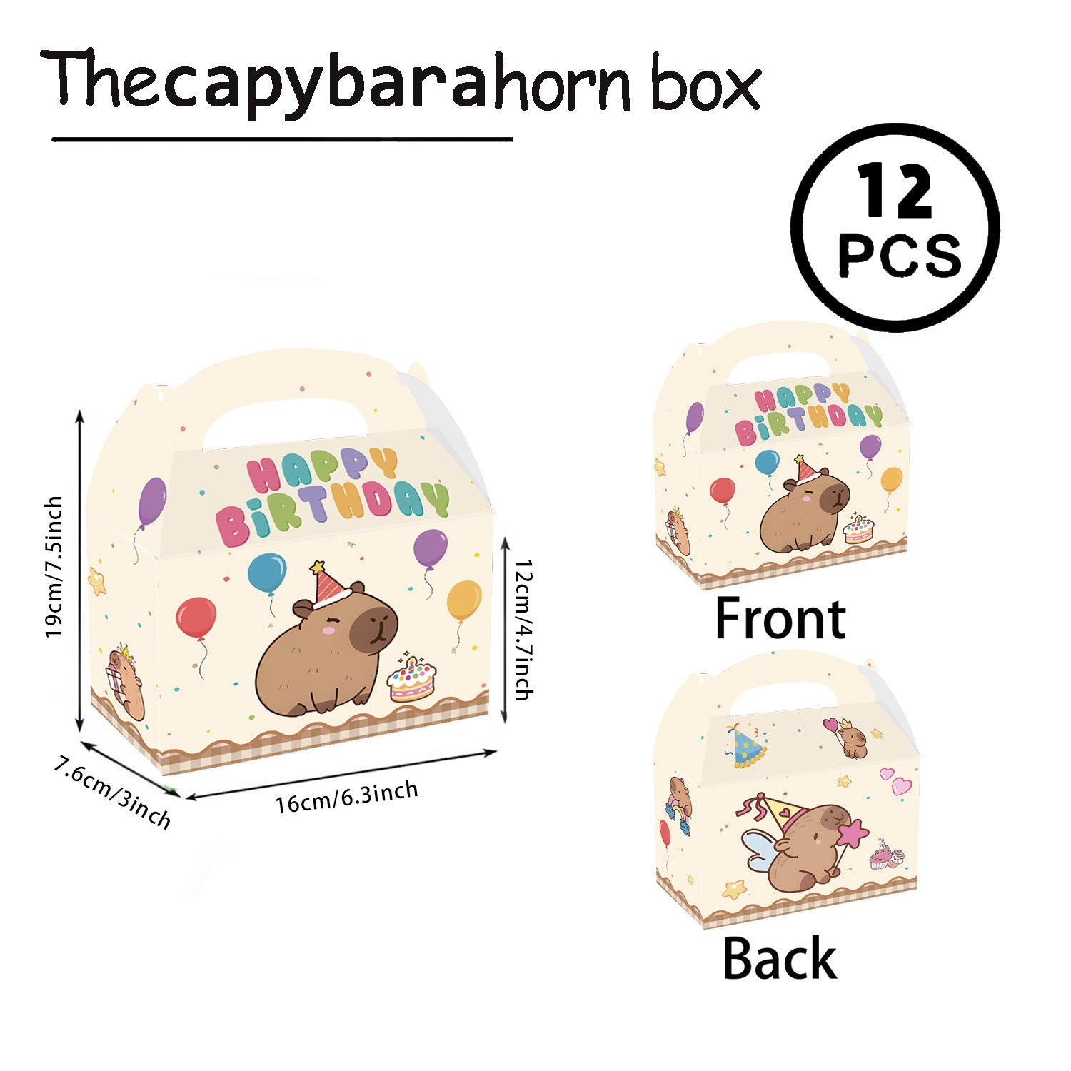 Wholesale Capybara Capybara themed birthday party tableware decorations first birthday gift layout paper plate banner pennant