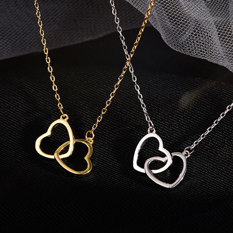 Wholesale Alloy Love Heart Necklace