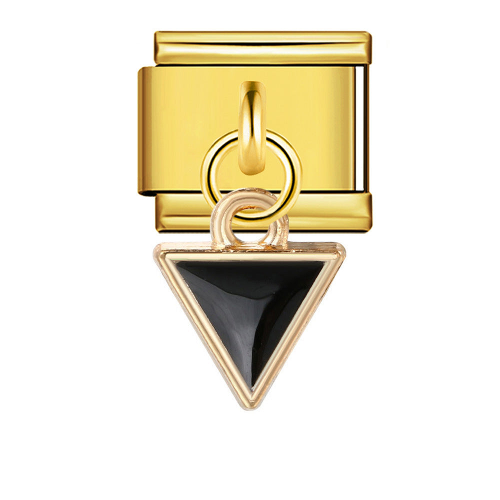 Wholesale  Italian Charm Bracelet 9mm DIY hook style Creative Stainless Steel Composable Bracelet