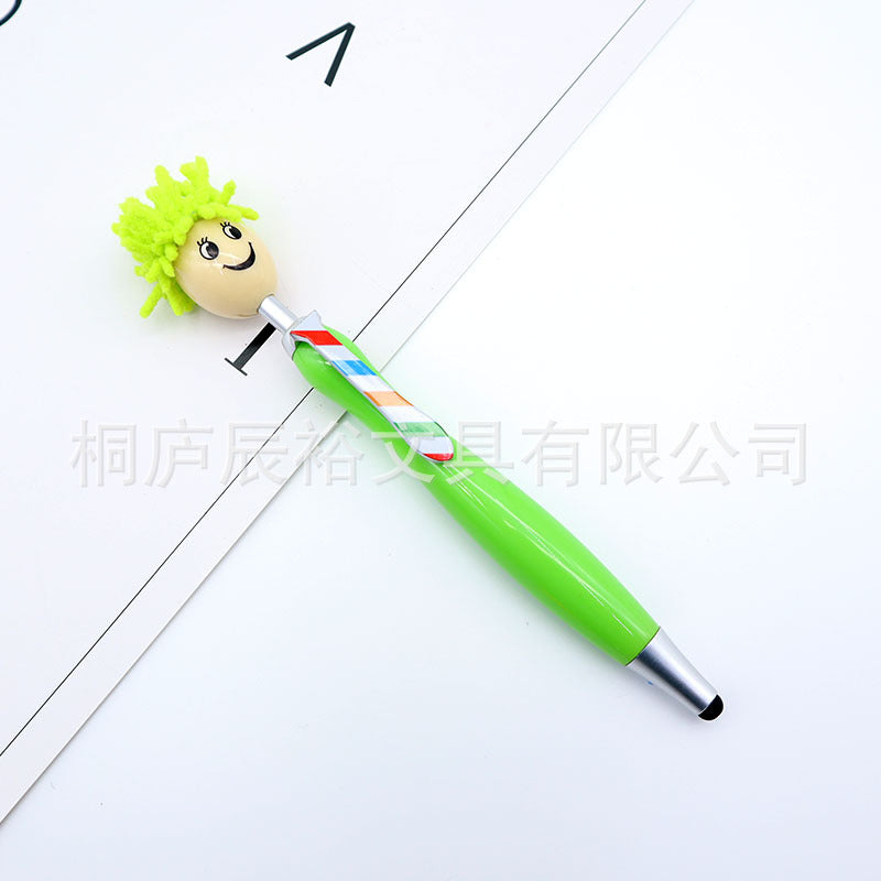 Wholesale  Retro Children's Fun Fried Mr. Mao Touch Screen Ballpoint Pen