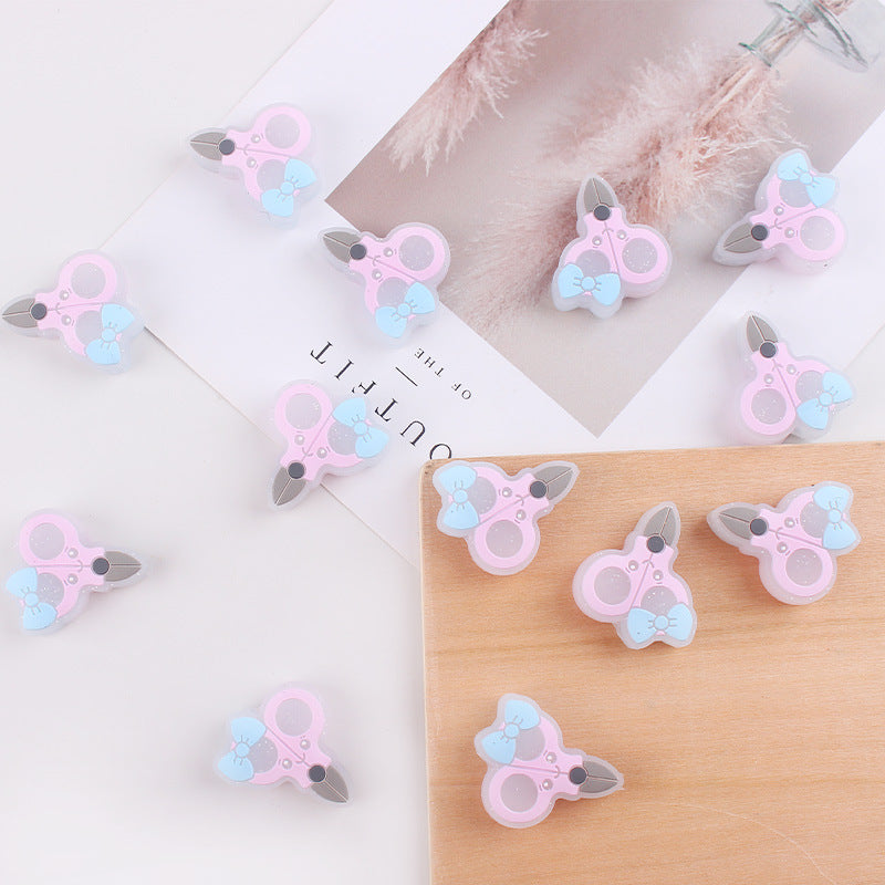 Wholesale Cartoon Cute Scissors Series Focal Beads DIY Bead Accessories