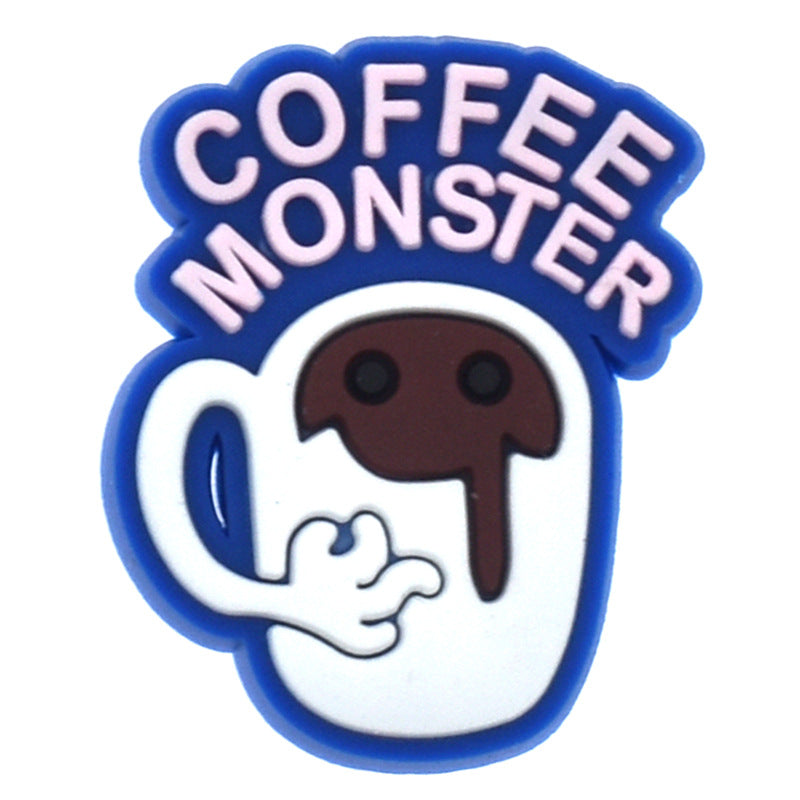 Wholesale Random 100pcs Monster Series PVC Soft Rubber Shoe Buckle Decoration ACC-SC-RYY073