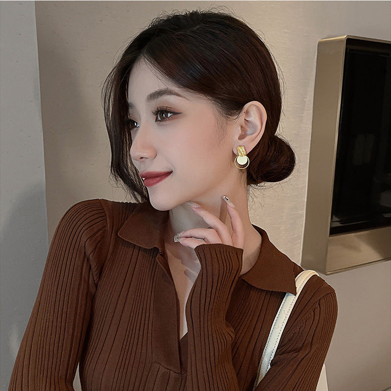 Wholesale Contrasting Color Personalized Earrings