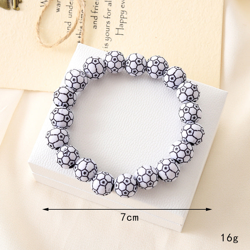 Wholesale Acrylic Ball Beaded Bracelets ACC-BT-YiL003