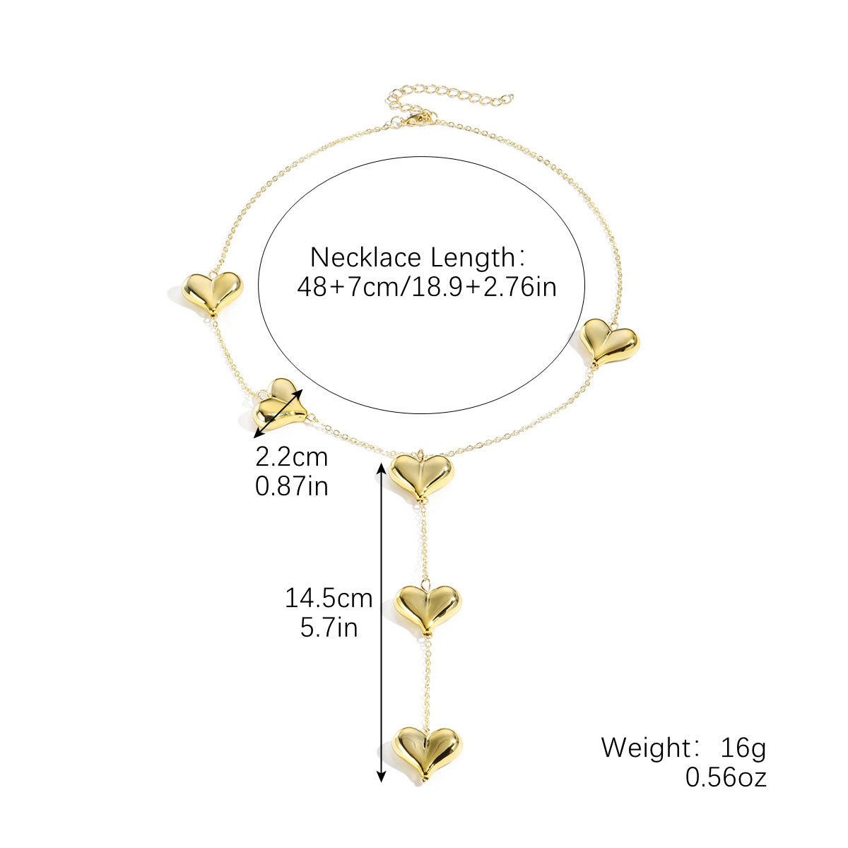 Wholesale  peach heart tassel exquisite all-match long chain necklaces