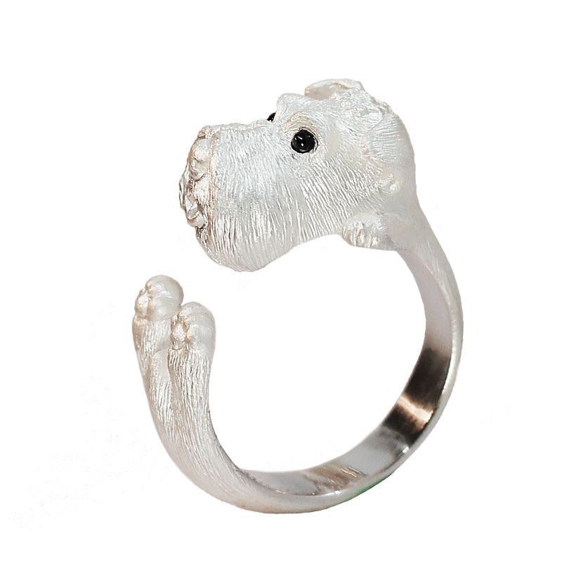 Wholesale  Handmade Schnery Puppy Animal Ring