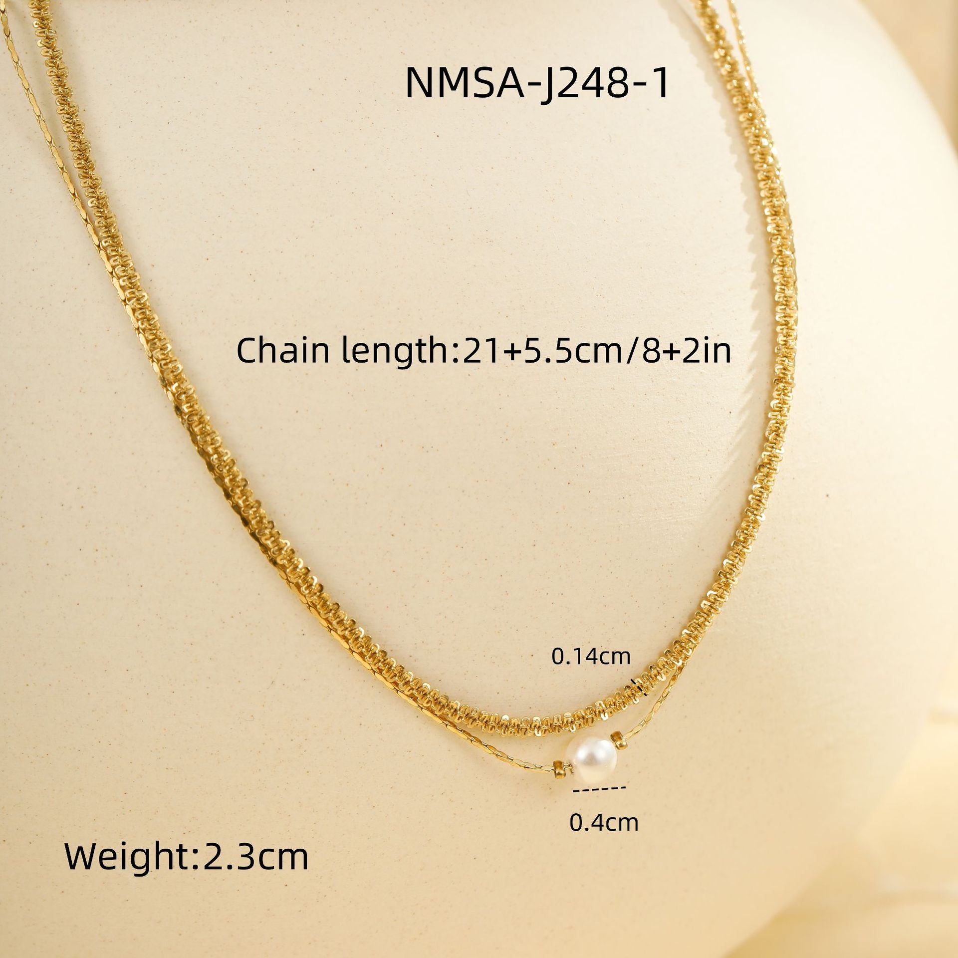 Wholesale Stainless steel summer beach design feeling tassel pearl  anklet